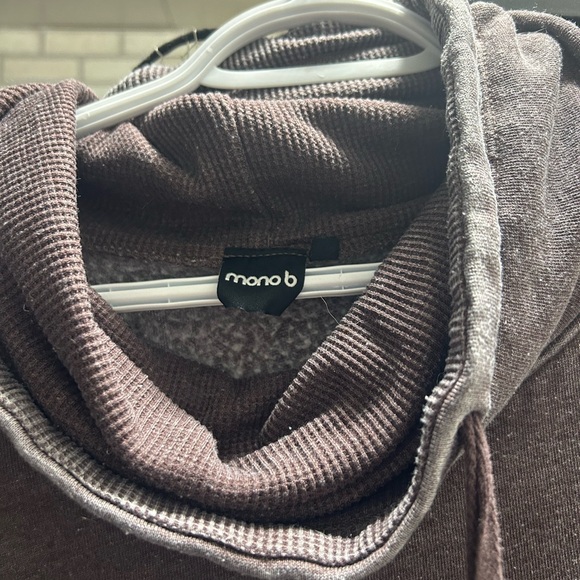 Mono B Med hoodie with long cowl neck - Picture 2 of 3